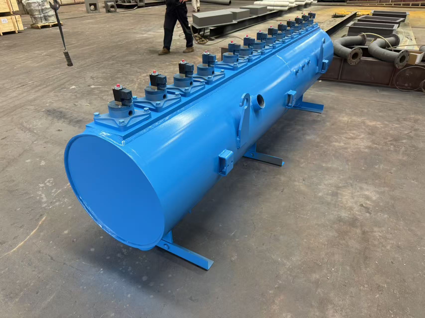 Maßgeschneiderter Lufttank für Alstom Optipow 135 Pulse Valve
